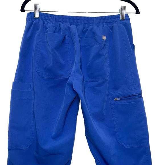FIGS Blue Scrub Pants Bottoms Comfort Stretch 4 Pocket Size Small - Picture 5 of 11